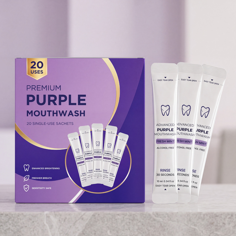 Purple Mouthwash