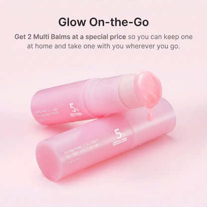 Last Day Buy 1 Get 1 Free🔥Korean PDRN Pink Collagen Volume Multi Balm