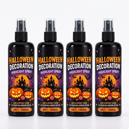 Halloween Highlight Shine Spray, Waterproof Gloss Spray for Pumpkin Decor