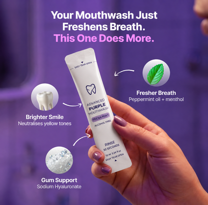 Purple Mouthwash