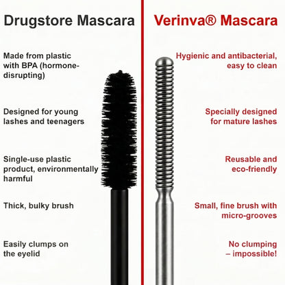 Verinva® Waterproof Fibre Mascara💧  – Volume & Length without Clumping for Dramatic Moments