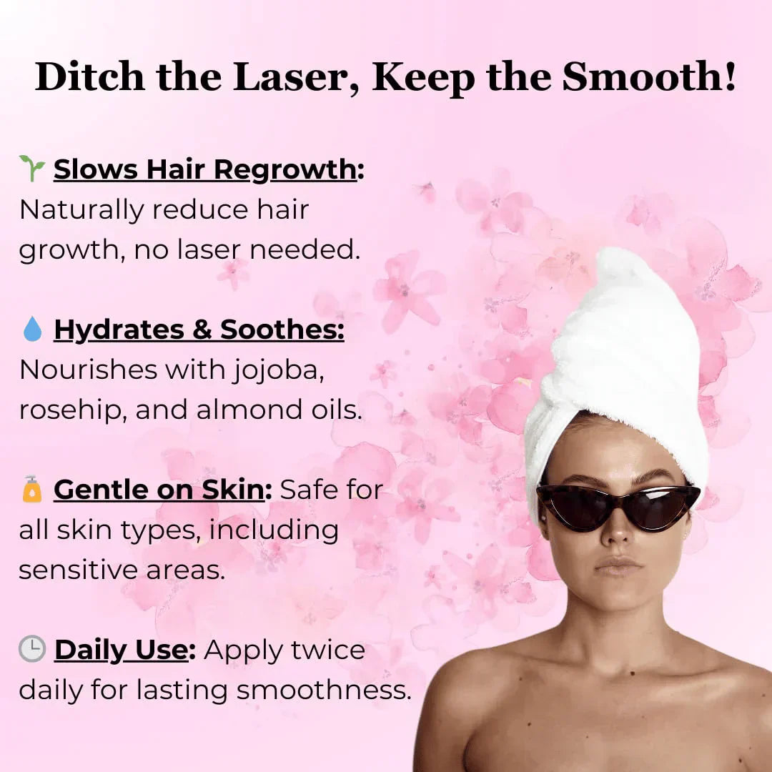 Verinva Beauty Hair Reduction Oil – Stop Unwanted Hair & Reveal Softer Skin